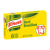 Knorr Bouillon Beef Cubes Extra Large 6 Ct Left Picture